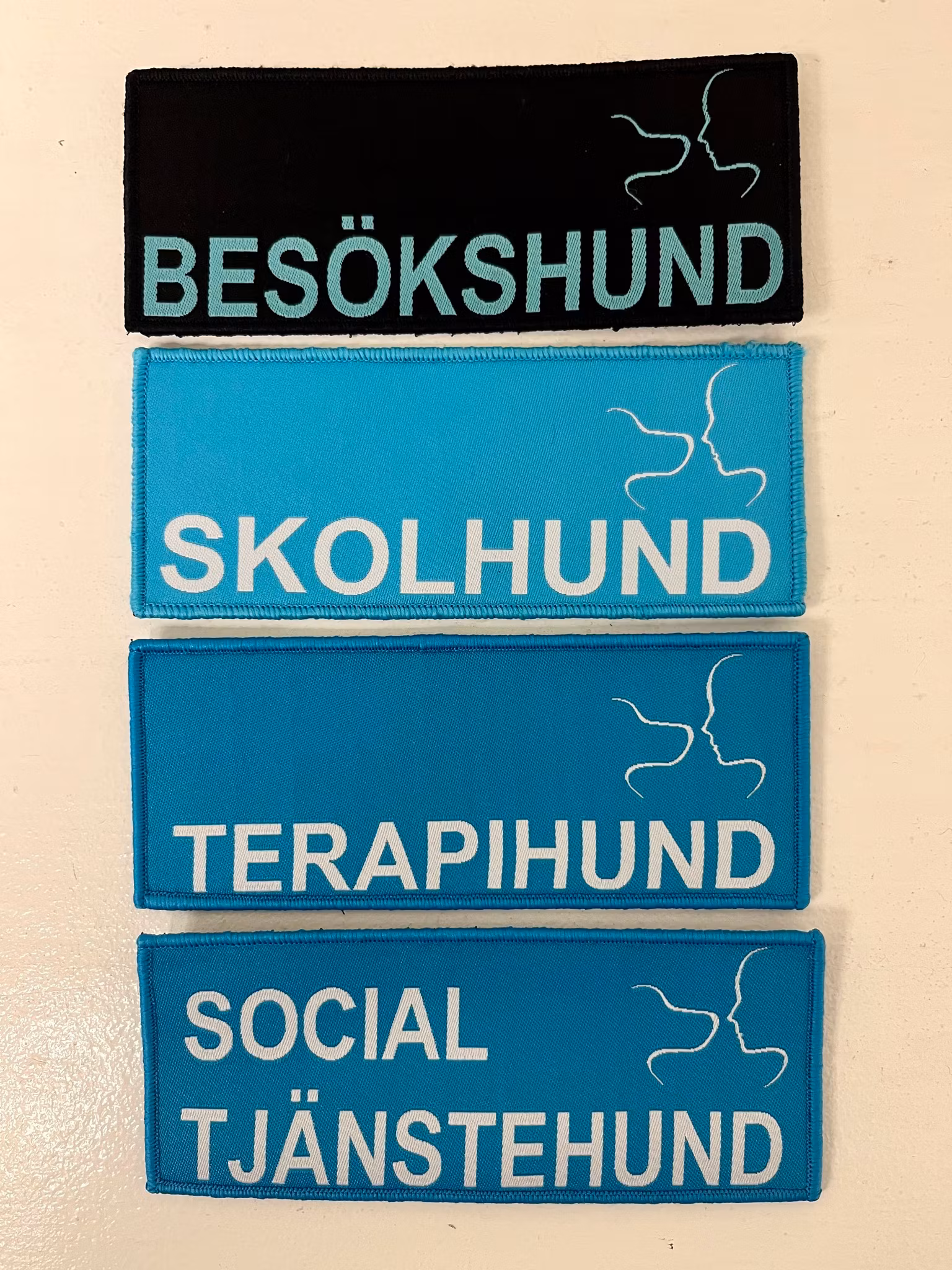 Tygpanel (till Juliussele och scarf med kardborre)