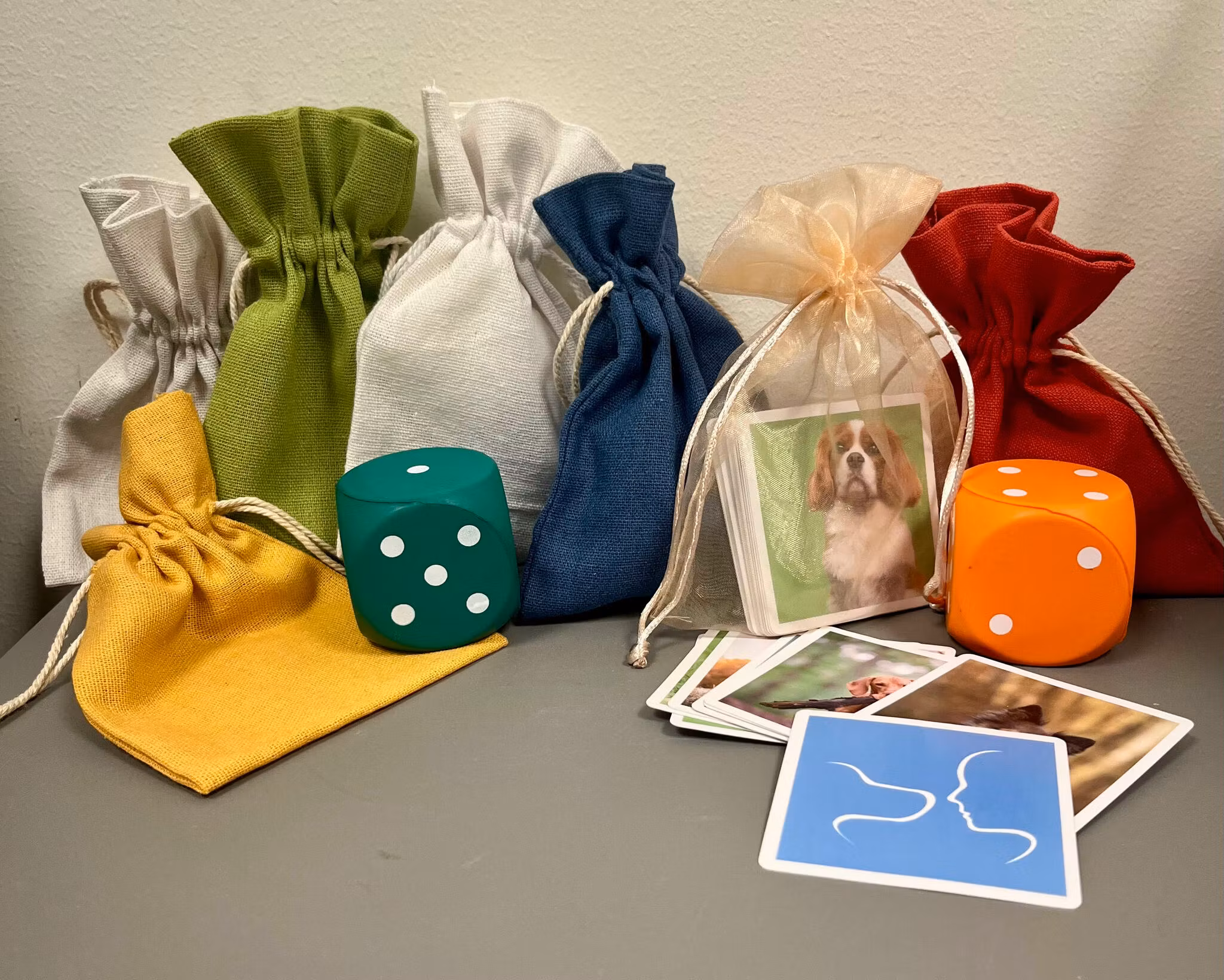 Påse med snöre 12x12cm