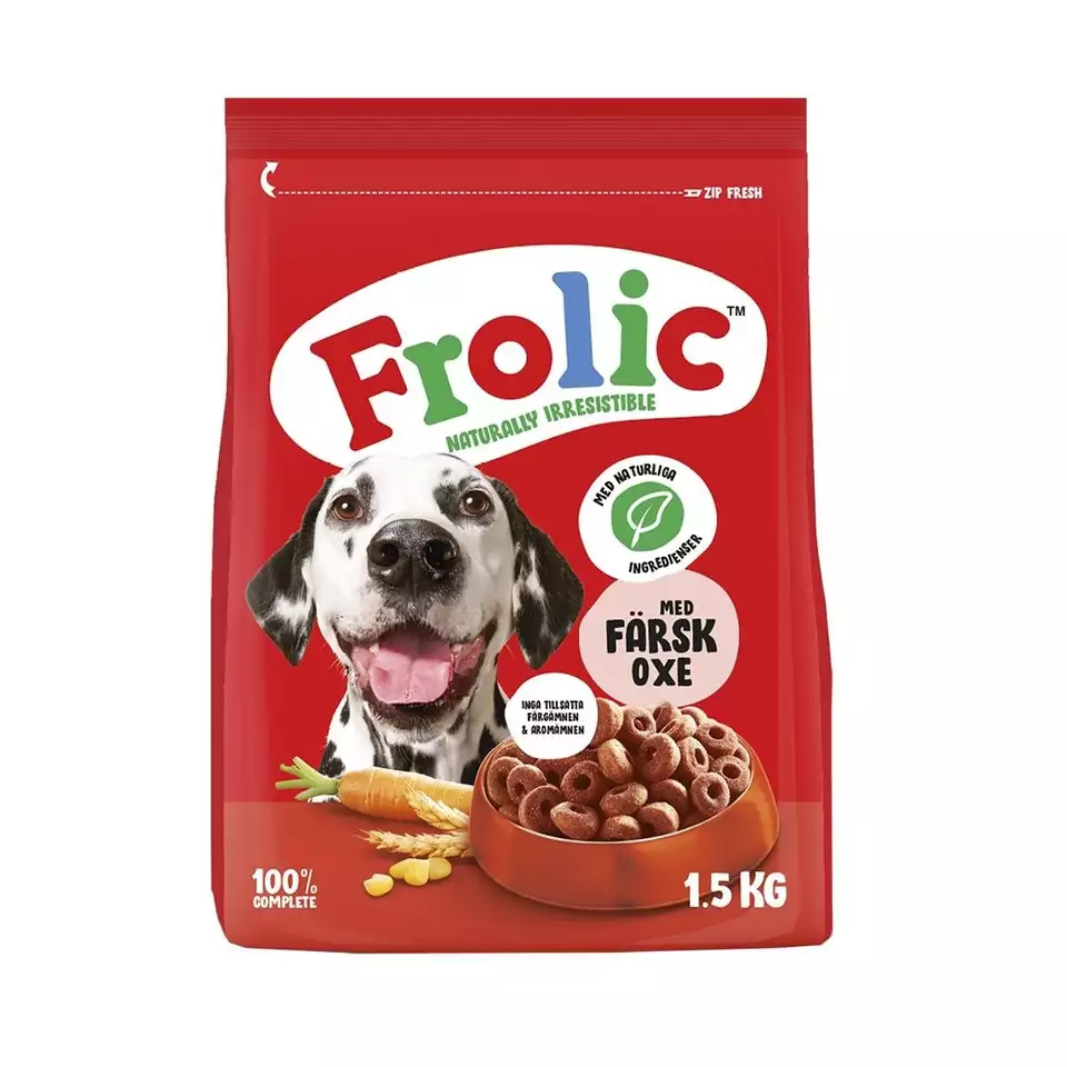 Frolic Oxkött 1,5kg.