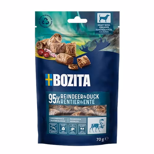 Hundgodis ren och anka Bozita 70g