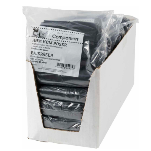 Hundbajspåsar 3-pack