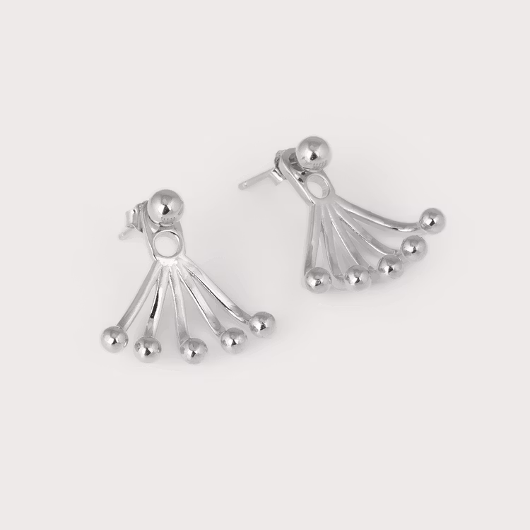 Drops earrings silver