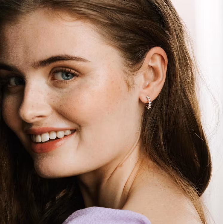 Stone earrings