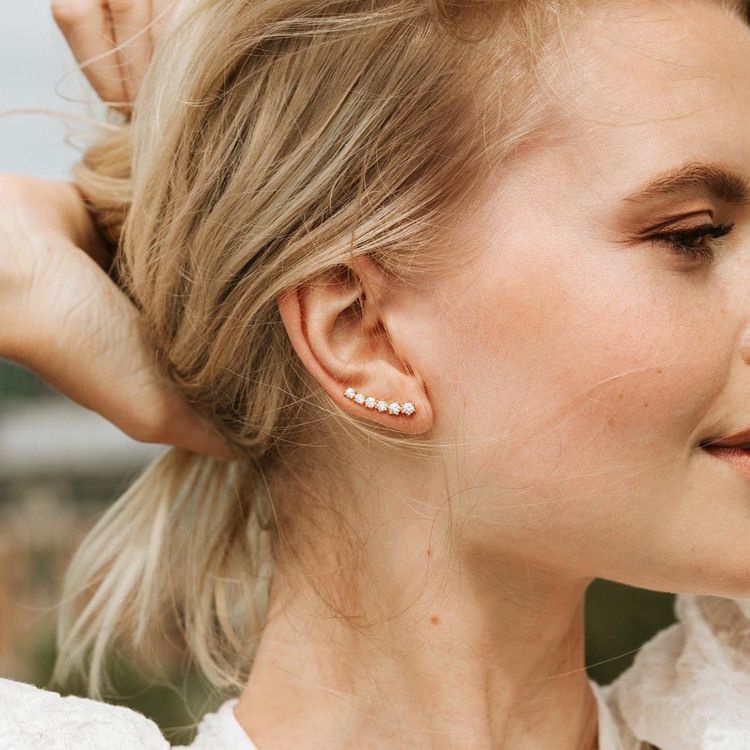 Dazzling earrings