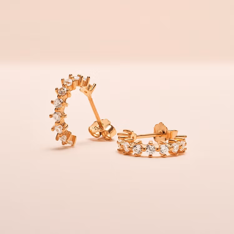 Stone earrings