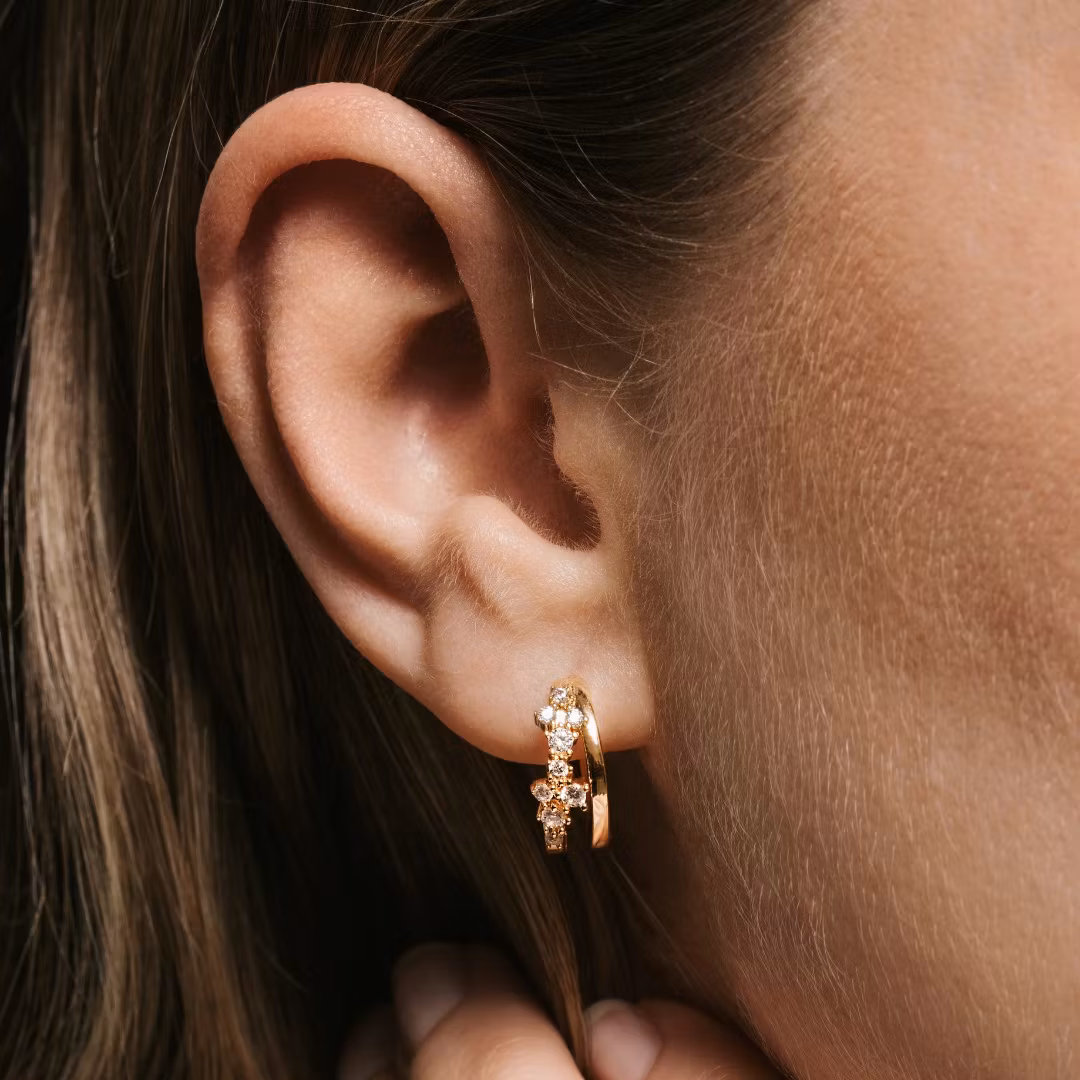 Whisper hoops earrings