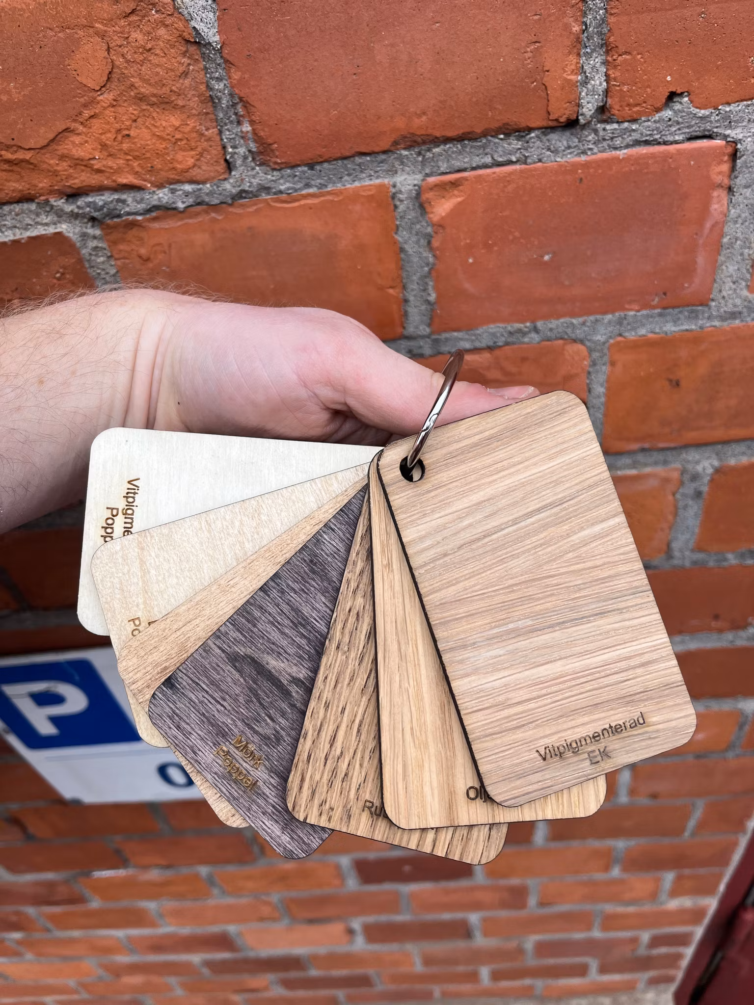 Provbitar - De olika nyanserna på lamporna