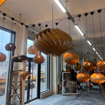 Tornado XL - Extra stor taklampa