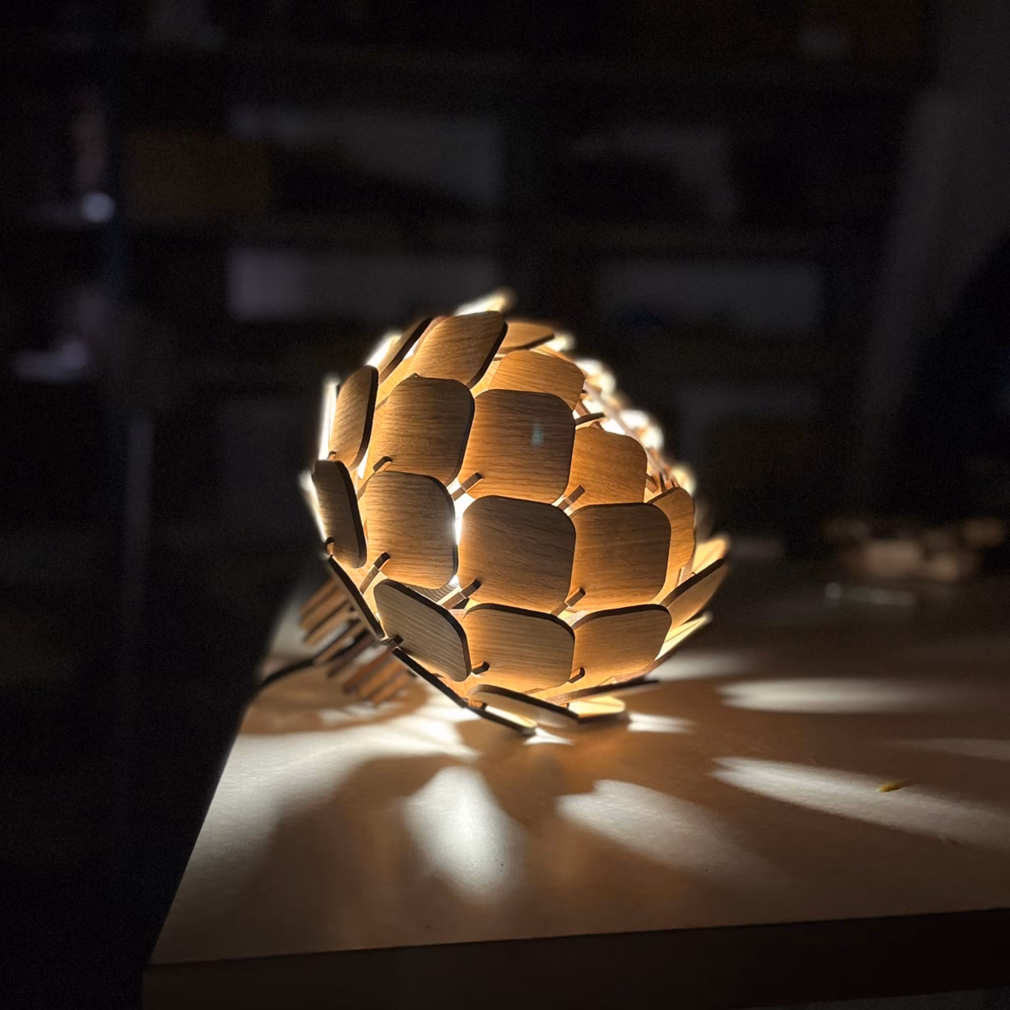 Fönster/bordslampa Hjortron