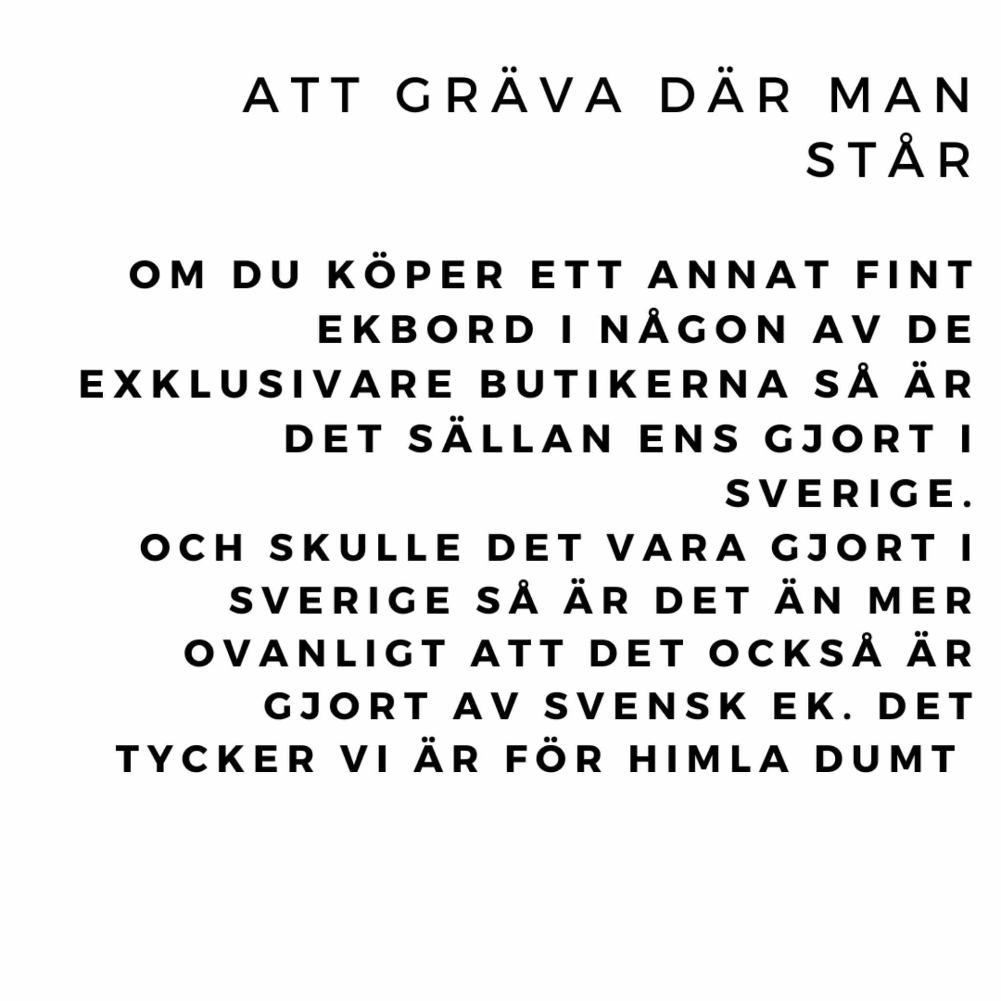 Matbord i massiv ek - Nötholmen