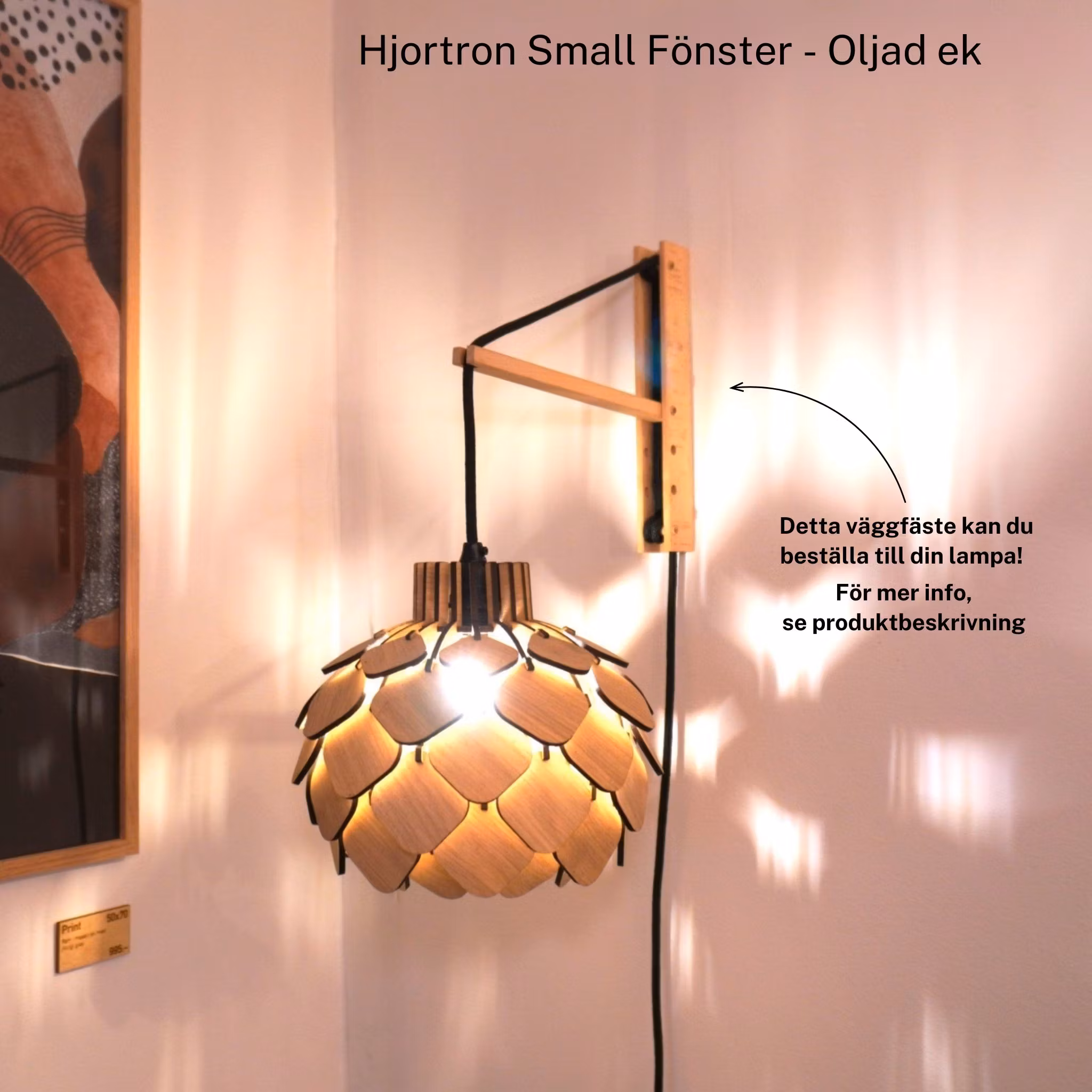 Fönster/bordslampa Hjortron