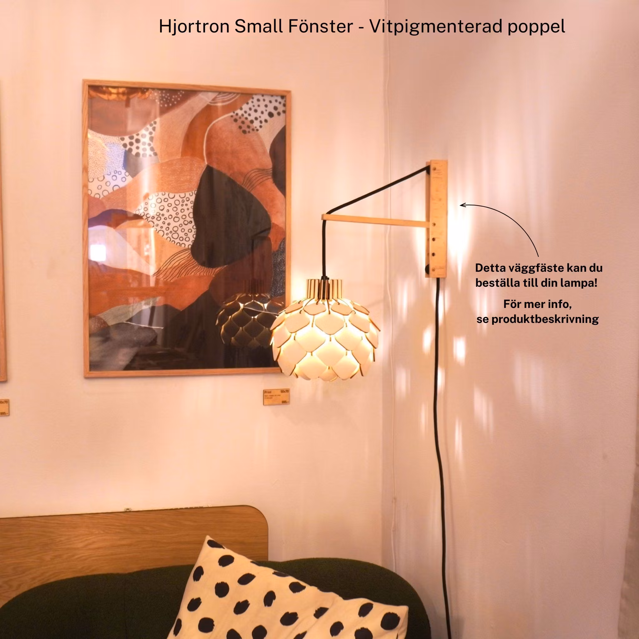 Fönster/bordslampa Hjortron