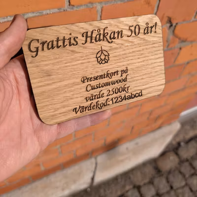 Presentkort