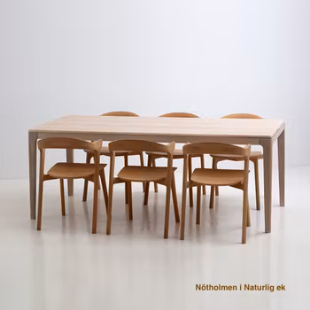 Matbord i massiv kvistren furu - Nötholmen