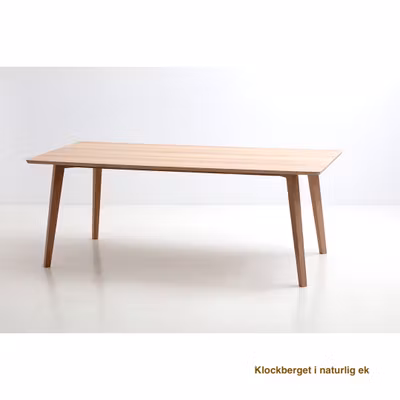 Matbord i massiv kvistren furu - Klockberget
