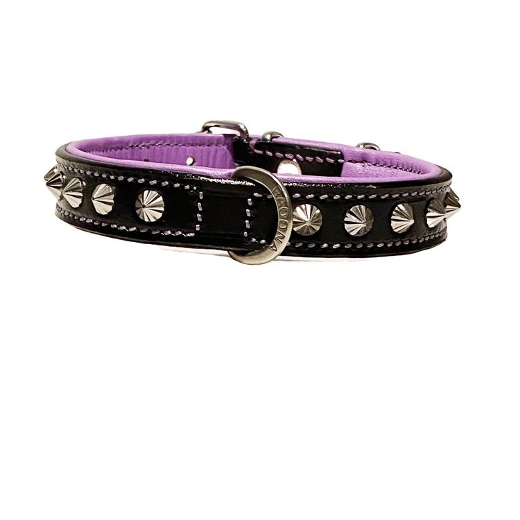 Poppy Hundhalsband - Lila Silver