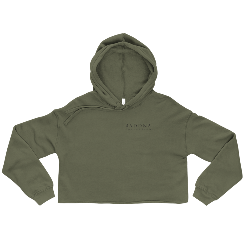 Crop Hoodie - Raddna B W Y