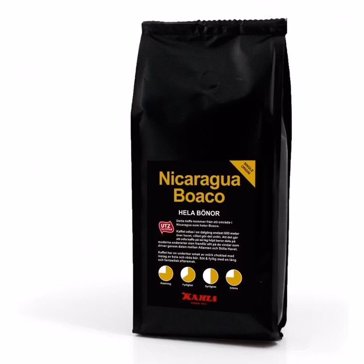 Nicaragua Boaco Hela bönor, 250g