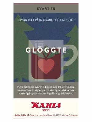 Te Svart glögg lösvikt, 100g