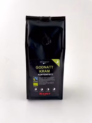 Godnatt KRAM Koffeinfritt kaffe bryggmalet, 200g