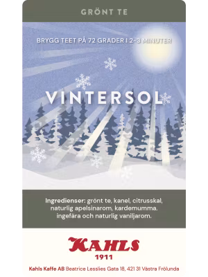 Te Grönt Julte Vintersol, lösvikt, 100g