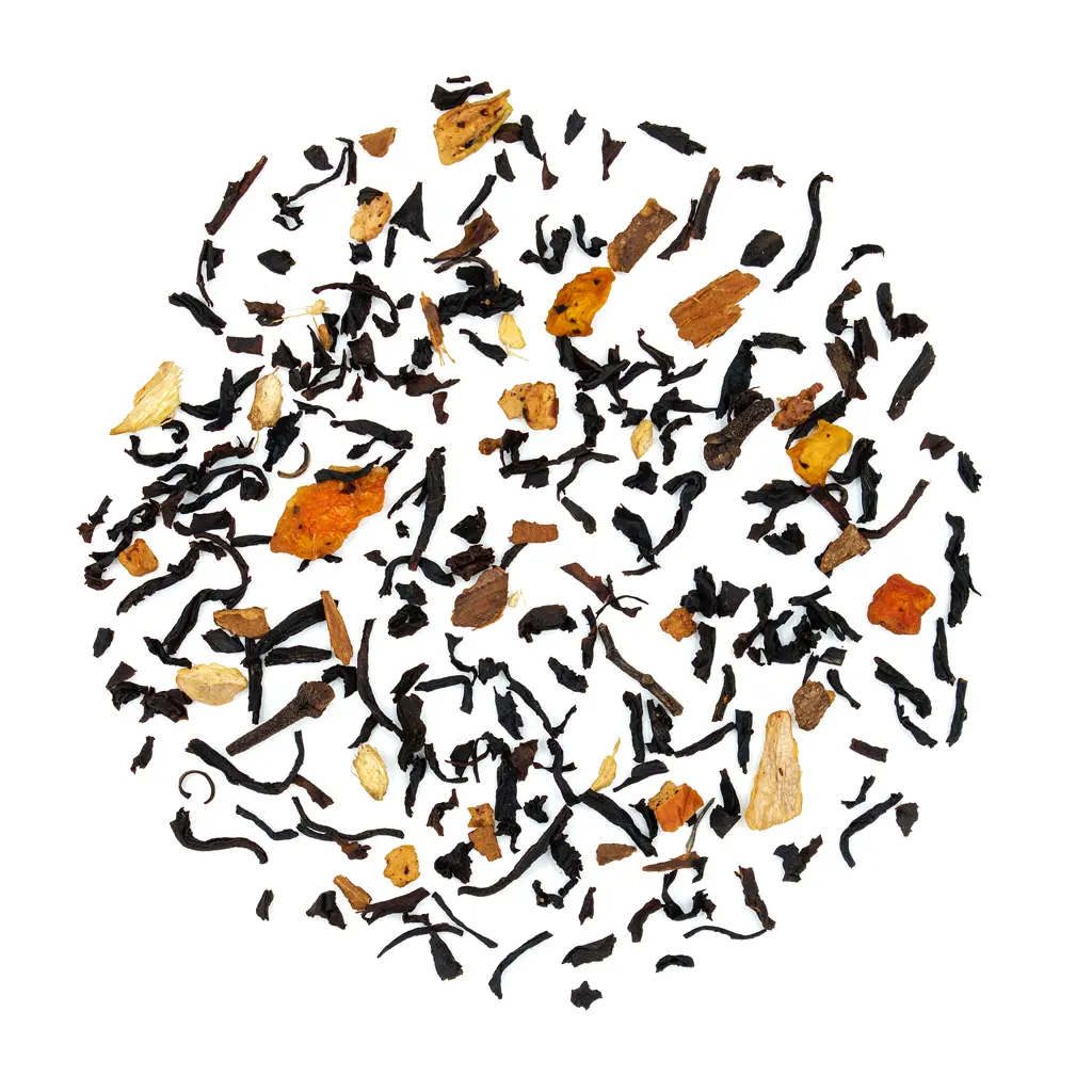 Te Svart Pumpkin Spice lösvikt, 100g.