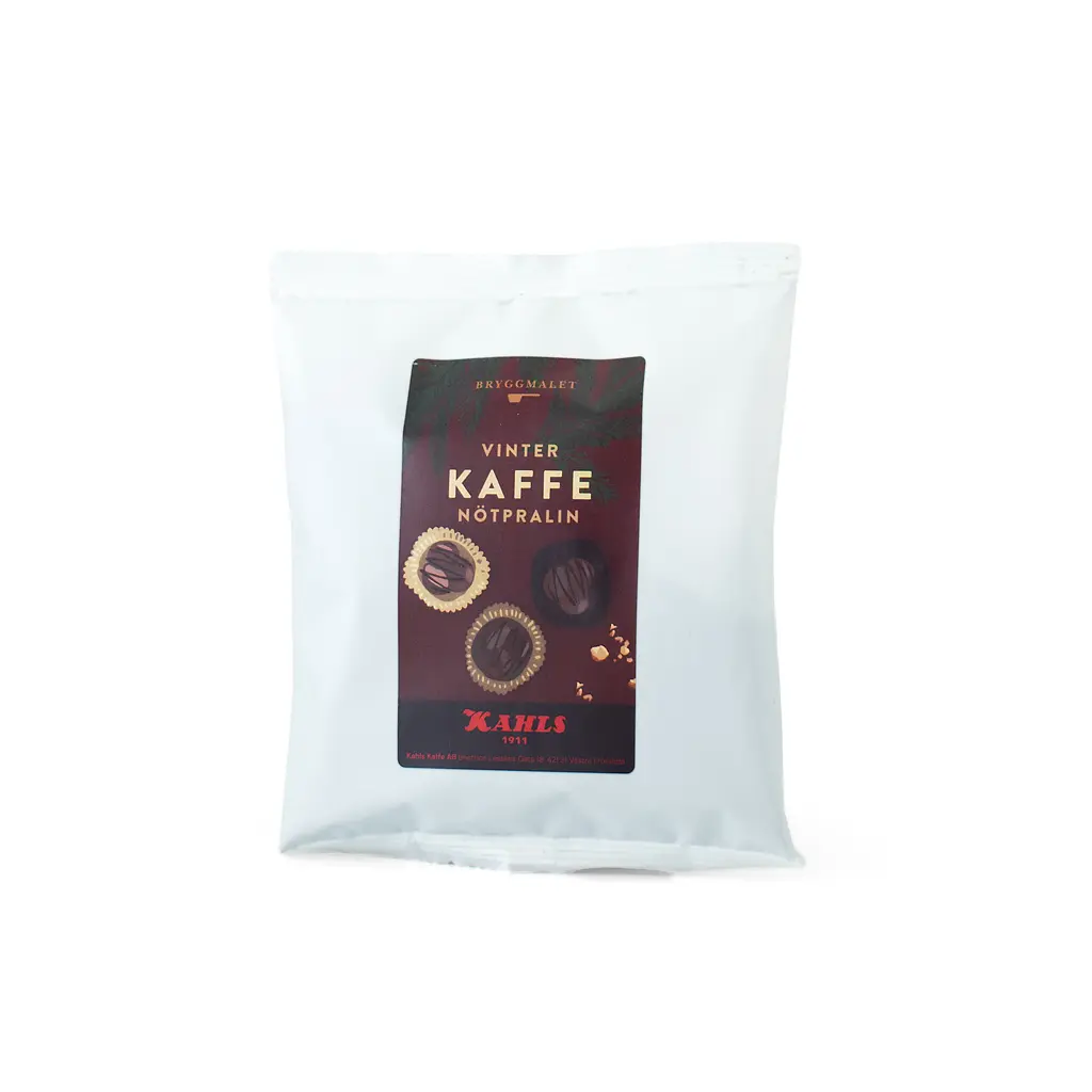 Nötpralin, smaksatt Kaffe bryggmalet,  100g