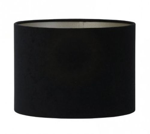 Lampskärm Velours svart sammet 25cm