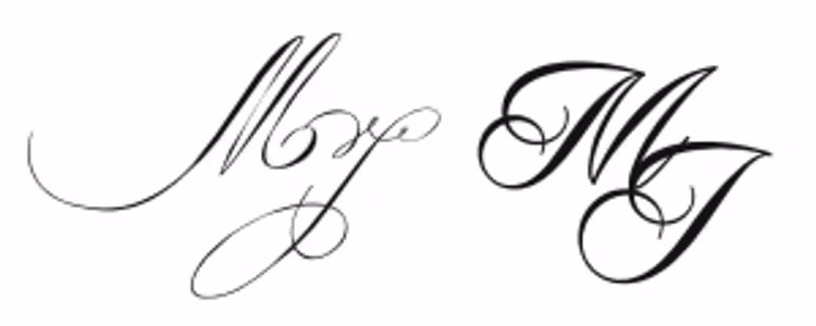 Monogram till egen stämpel