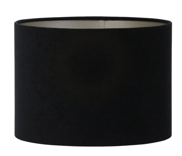 Lampskärm Velours svart 20cm