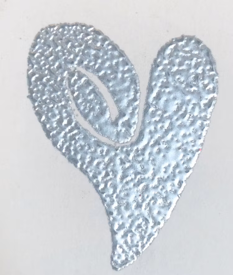 Embossingpulver silver