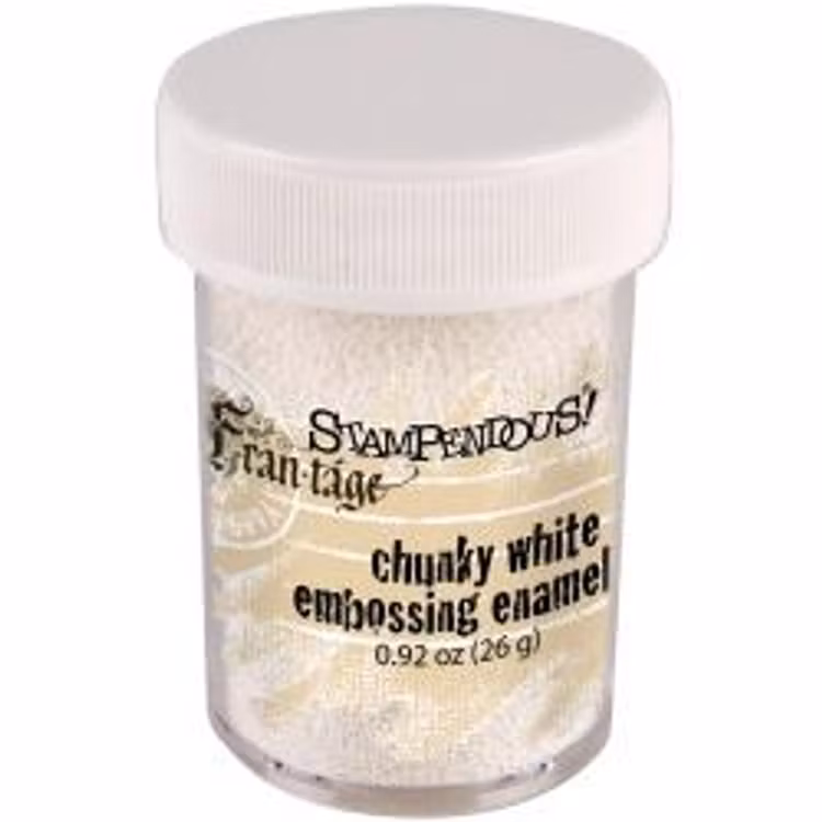 FranTage Embossing Enamel White