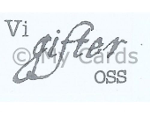 Vi gifter oss