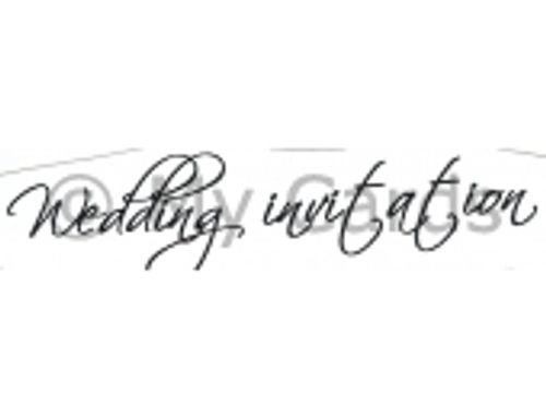 Wedding invitation