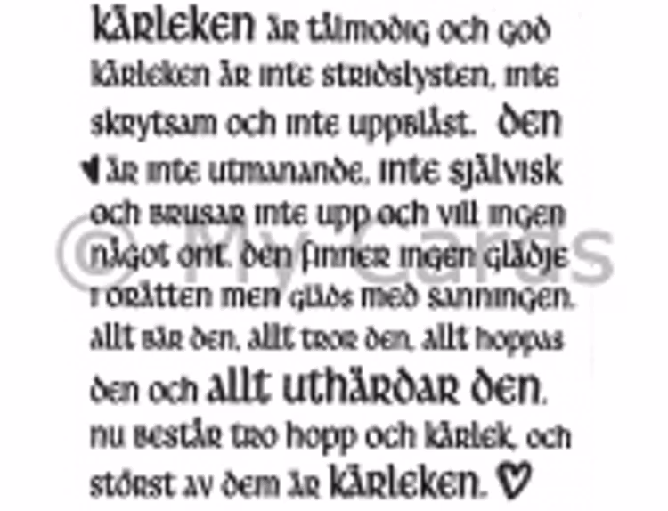 Kärlekstext