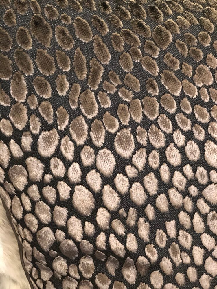 Kudde Cheetah dark taupe