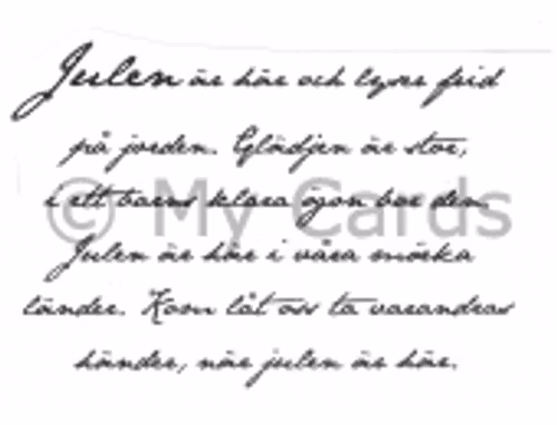 Julen är här...