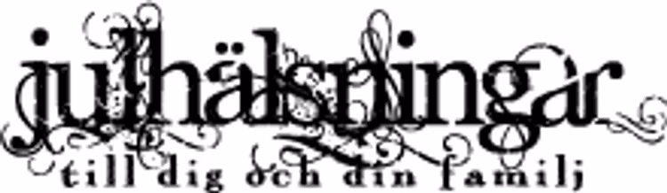 Julhälsningar