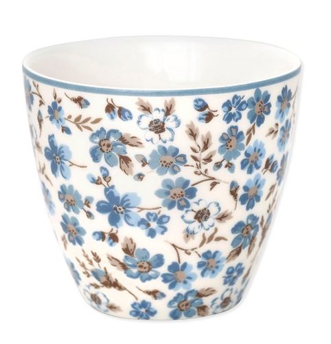 Greengate Latte cup Marie petit dusty blue