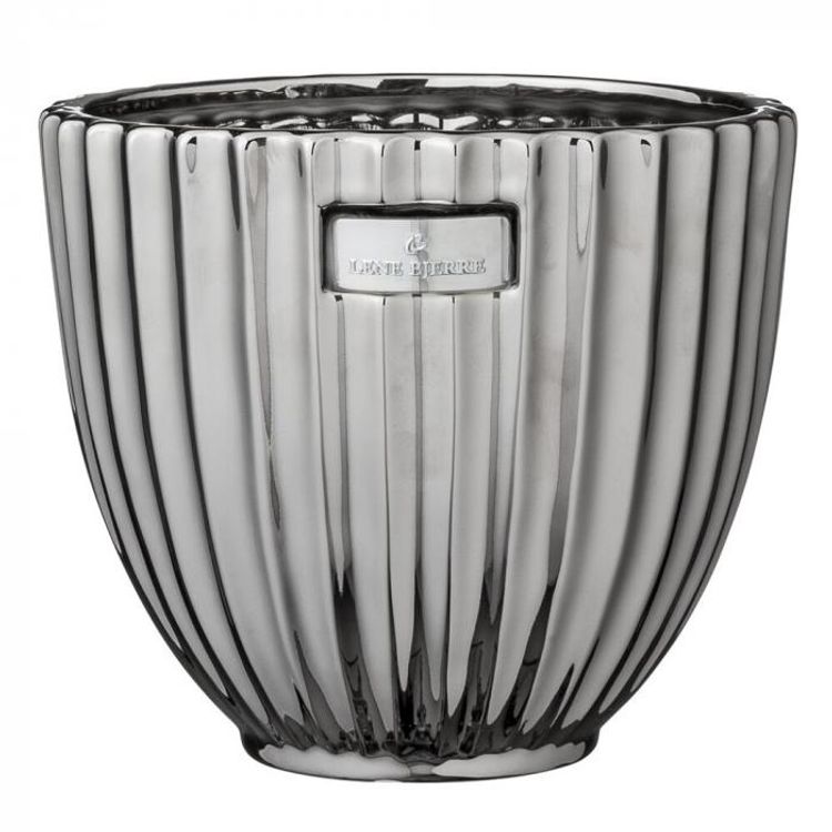 Lene Bjerre kruka Rosalie flower pot silver
