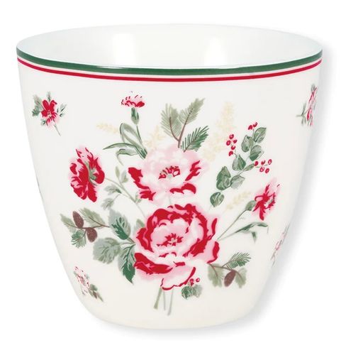 Greengate Latte cup Leonora white