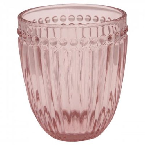 Greengate Water glass Alice pale pink