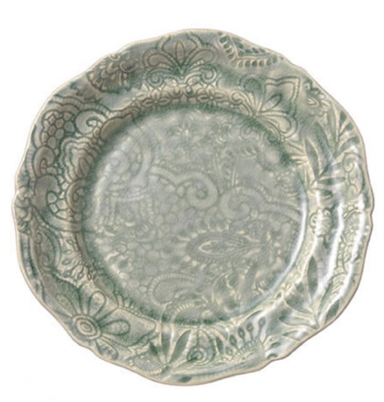Sthål assiett Antique