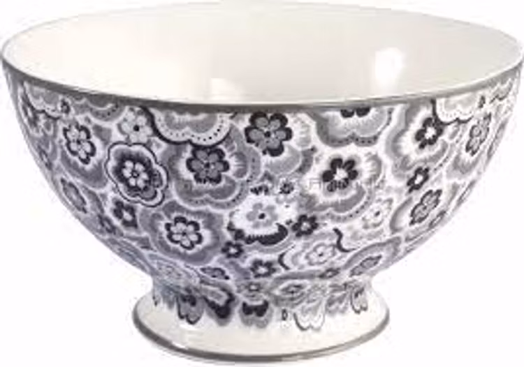 Greengate Soup Bowl Selma grey