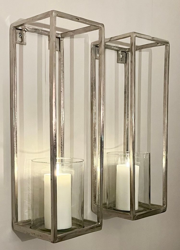 Vägglykta aluminium stor