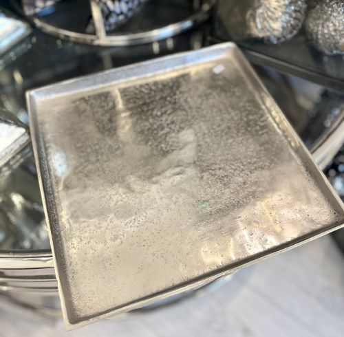 Fat aluminium kvadratiskt