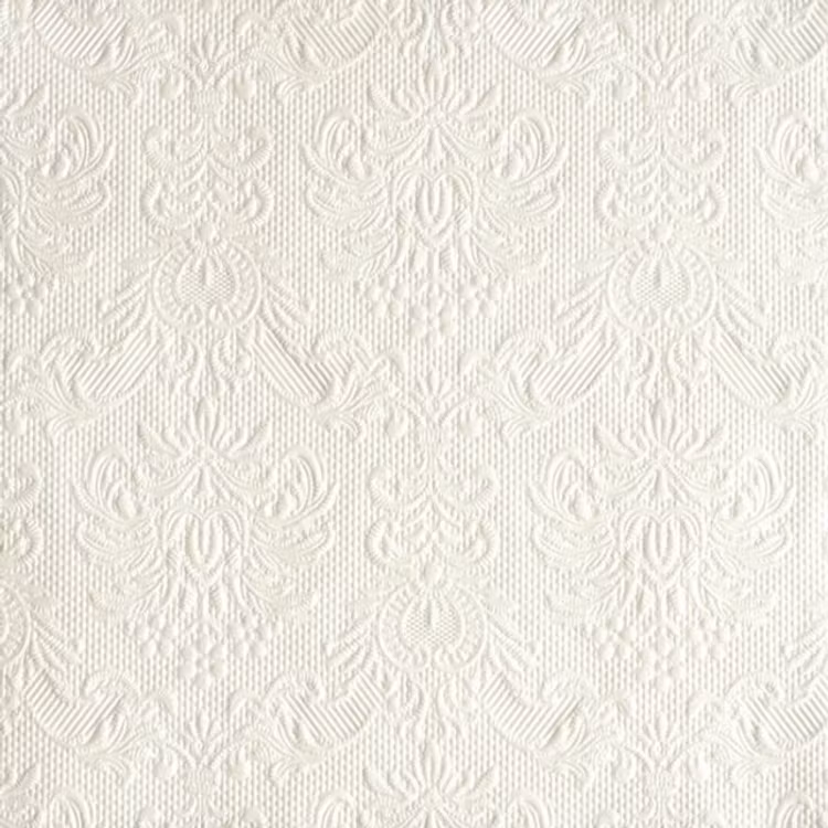 Servetter elegance pearl white