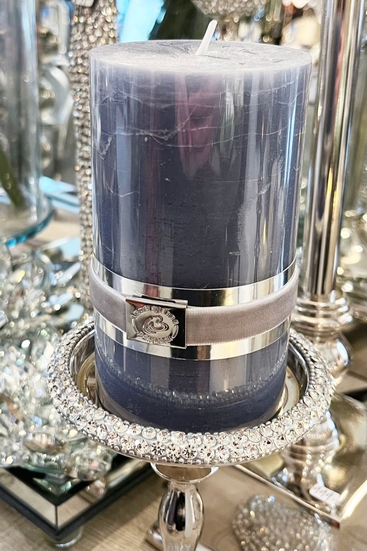Lene Bjerre candle medium blue