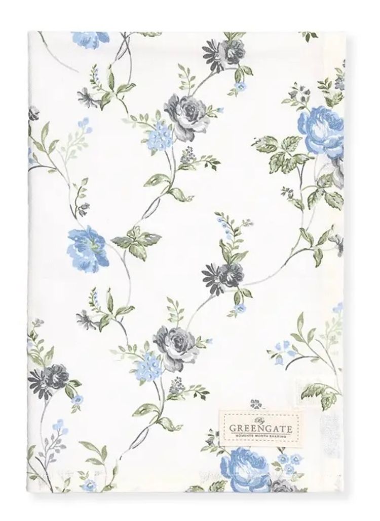 Greengate Tea towel Celestine white