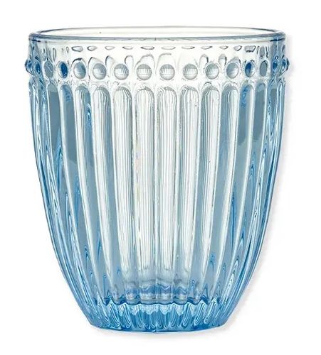 Greengate Water glass Alice pale blue